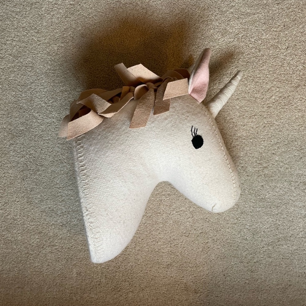 Unicorn Head Wall Decor